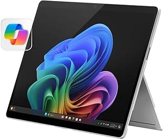 Microsoft Surface Pro 2-in-1 Laptop/Tablet (2024), Windows 11 Copilot+ PC, 13" Touchscreen OLED Display, Snapdragon X Elite (12 Core), 32GB RAM, 1TB Storage, Platinum