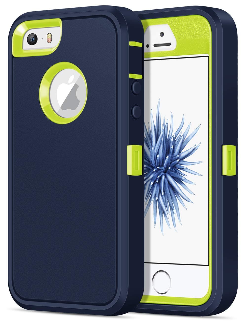 Jelanry for iPhone 5/ 5S/ SE 1st Generation (2016) Case Heavy Duty Rugged Shockproof Dual Layer Protective Shell Sports Anti-Scratches Non-Slip Bumper Hybrid Matte Armor Back Cover Phone Cases, Blue