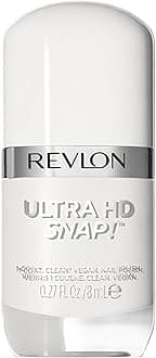 Ultra HD Snap Natural Rich Glossy Finish Nail Colors & Polish, 100% Vegan Formula, No Base and Top Coat Needed, 001 Early Bird, 0.27 Fl Oz, 8 ml