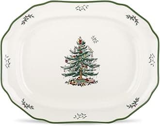 Spode Christmas Tree Sculpted Platter, 48cm