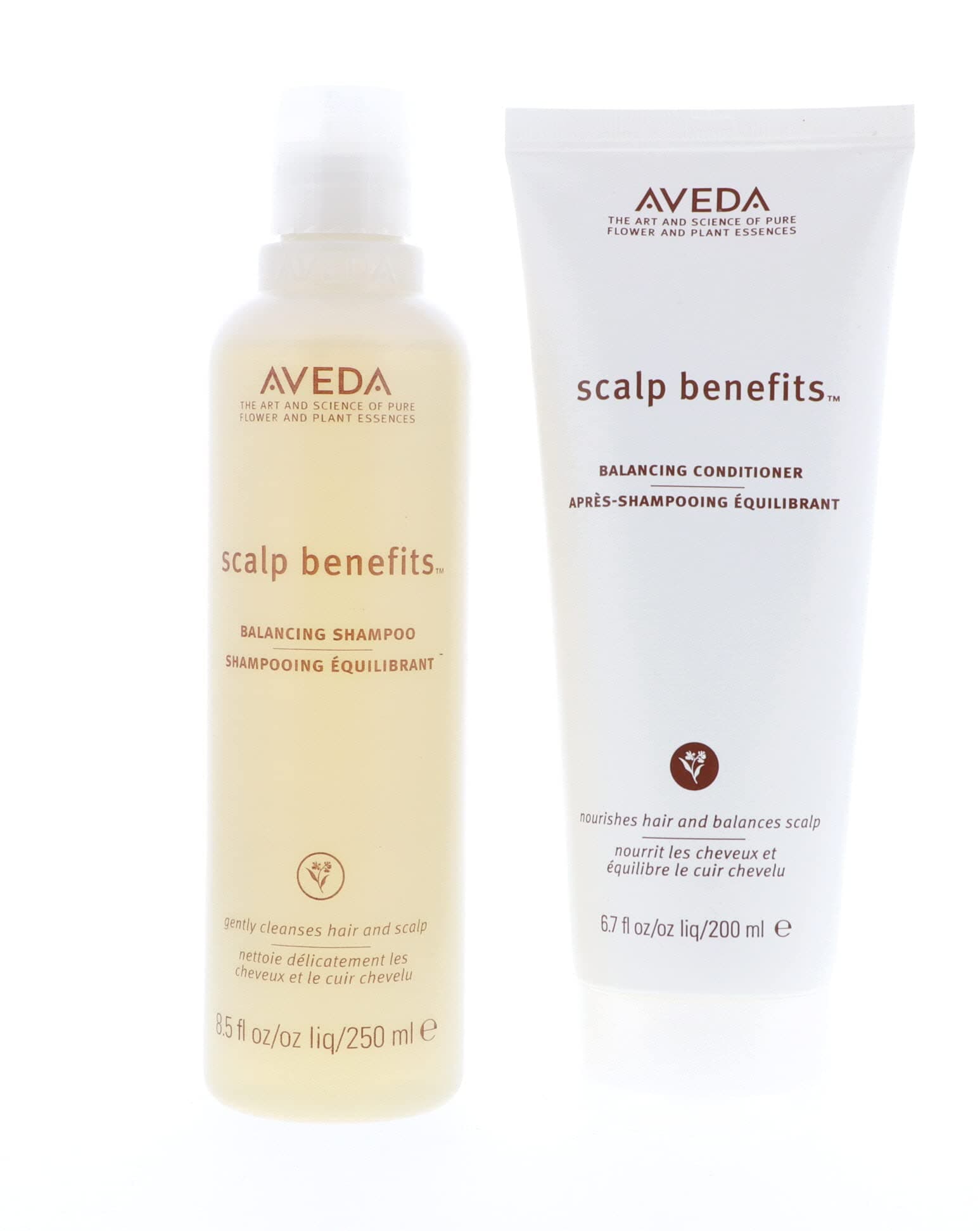 Aveda Scalp Benefits Balancing Shampoo 8.5 oz and Conditioner 6.7 oz Duo, 2 Piece Set