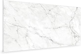 Innovera Décor Carrara Marble PVC Bathroom Wall Panel - 8 Pc