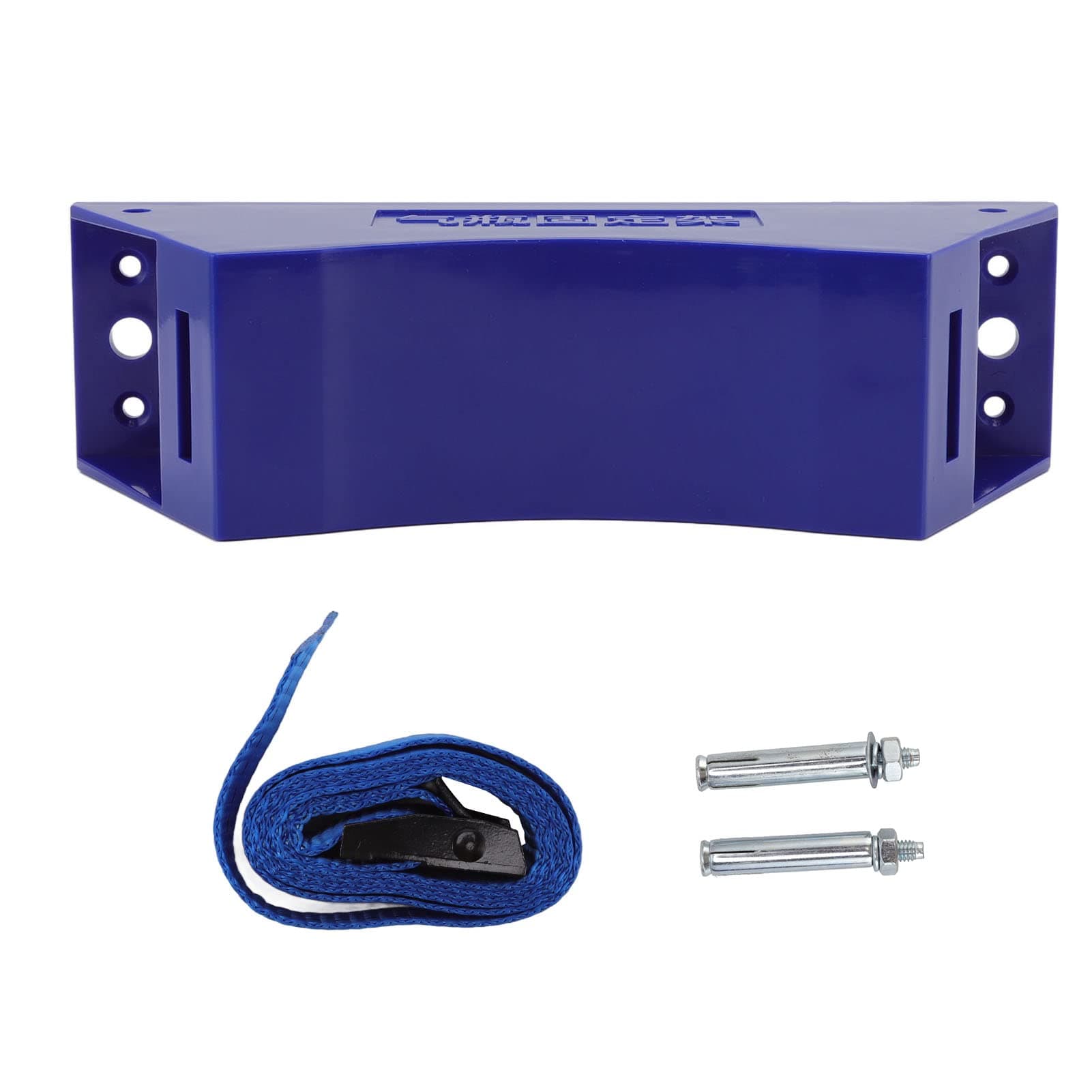 suick Gas Cylinder Holder , Safety Strap Cylinder Wall Mount Bracket Wear Resistant Lightweight For Hospitals (blue)