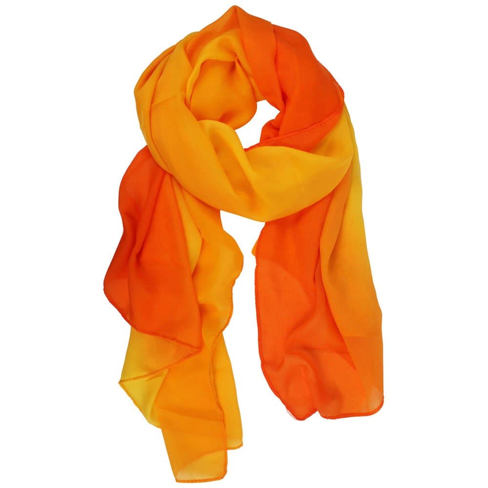 niceeshop(TM) Silky Soft Chiffon Thin Scarf Wrap Lady Shawl Stole,Yellow Orange