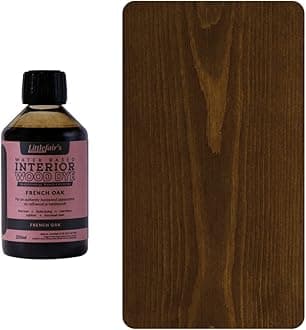 Littlefair'sWater Based Wood Dye | Indoor | Traditional Range | Environmentally Friendly | Indoor Timber Including Doors and Skirting Boards | 250ml French Oak