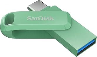 SanDisk Ultra Dual Drive Go Type-C 64GB, OTG, Usb3.2 Gen 1, Upto 300MB/S, Pendrive, Absinthe Green, 5Y Warranty (SDDDC3-064G-I46GPD)