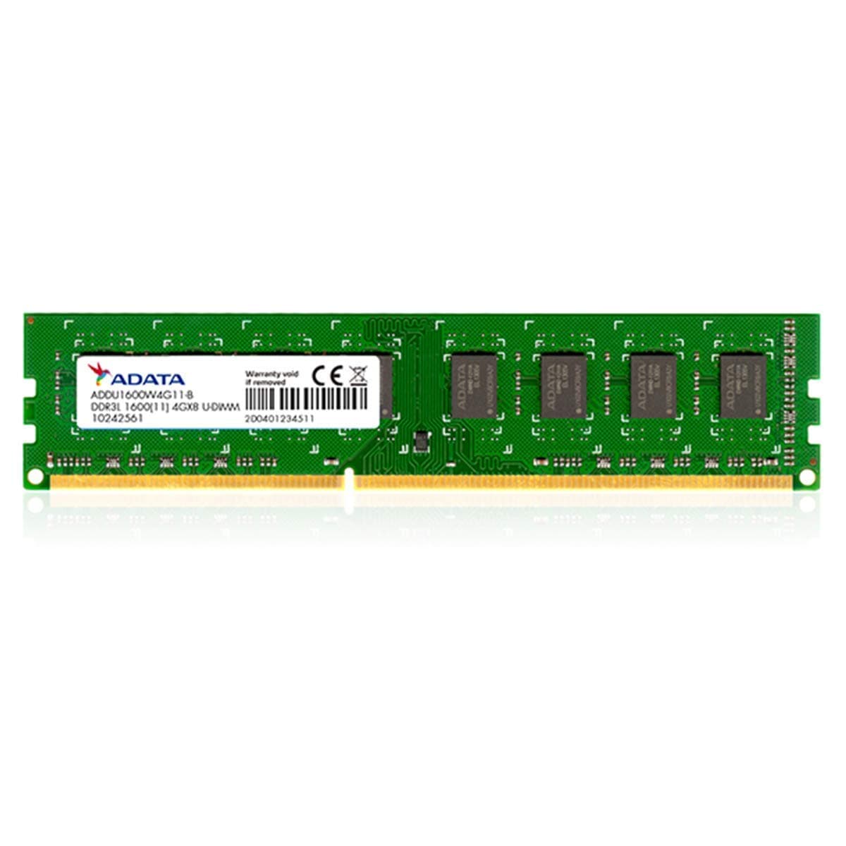 A-Data Premier 8GB RAM DDR3 1600Mhz 240 Pin Memory Module for Desktop (AD3U1600W8G11-R)