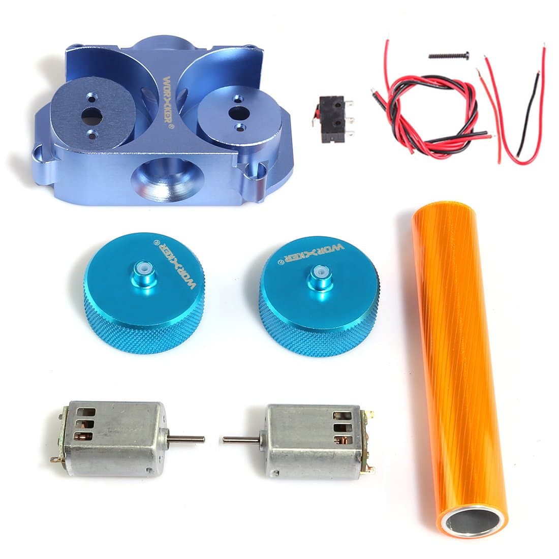 Polai Worker Metal Flywheel Set for Nerf N-Strike Elite Stryfe Blaster/Nerf N-Strike Elite Rapidstrike CS-18 Blaster