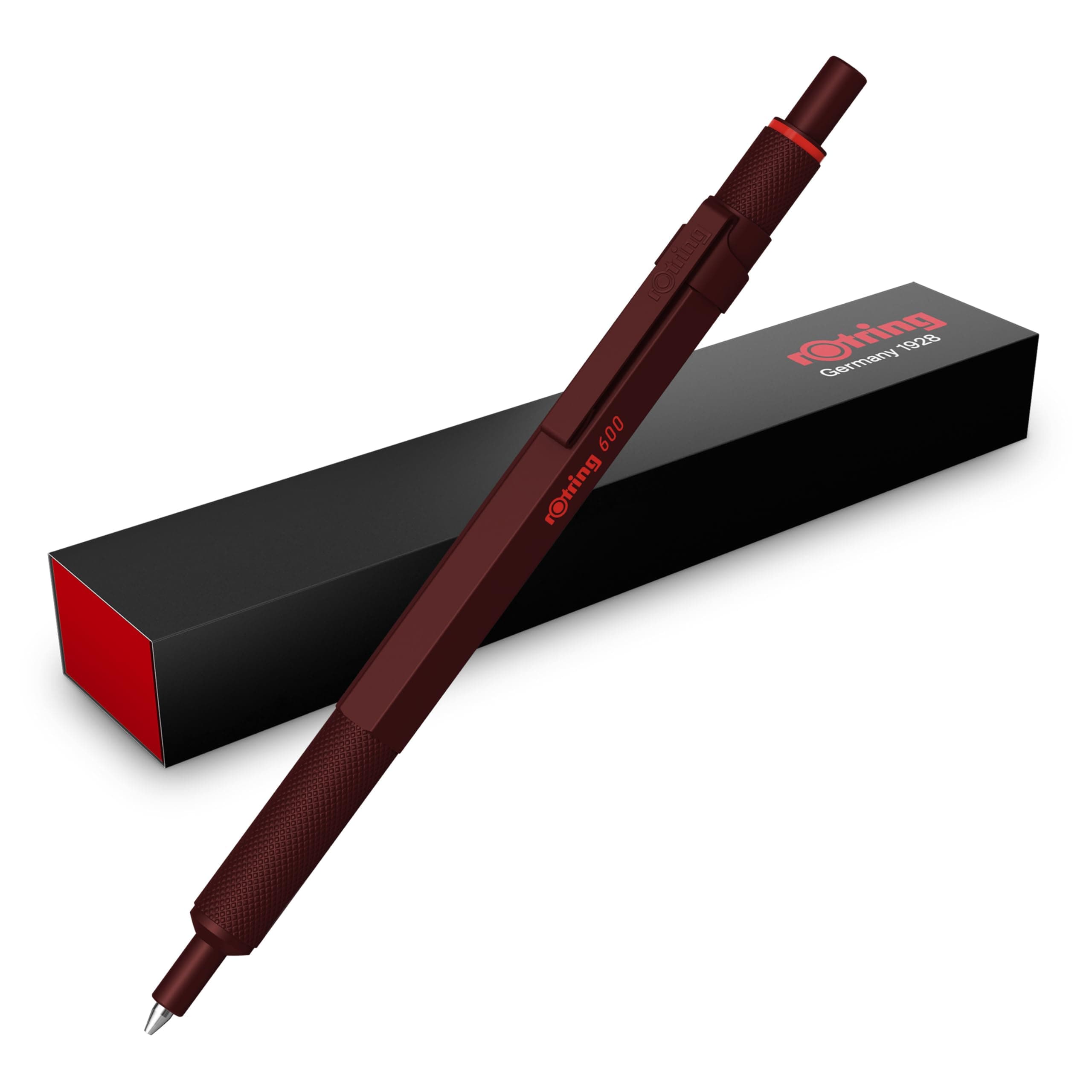 rOtring 2204407 600 Chocolate Truffle, Medium Point, Oil-based, Rollerball Pen, Presentation Box