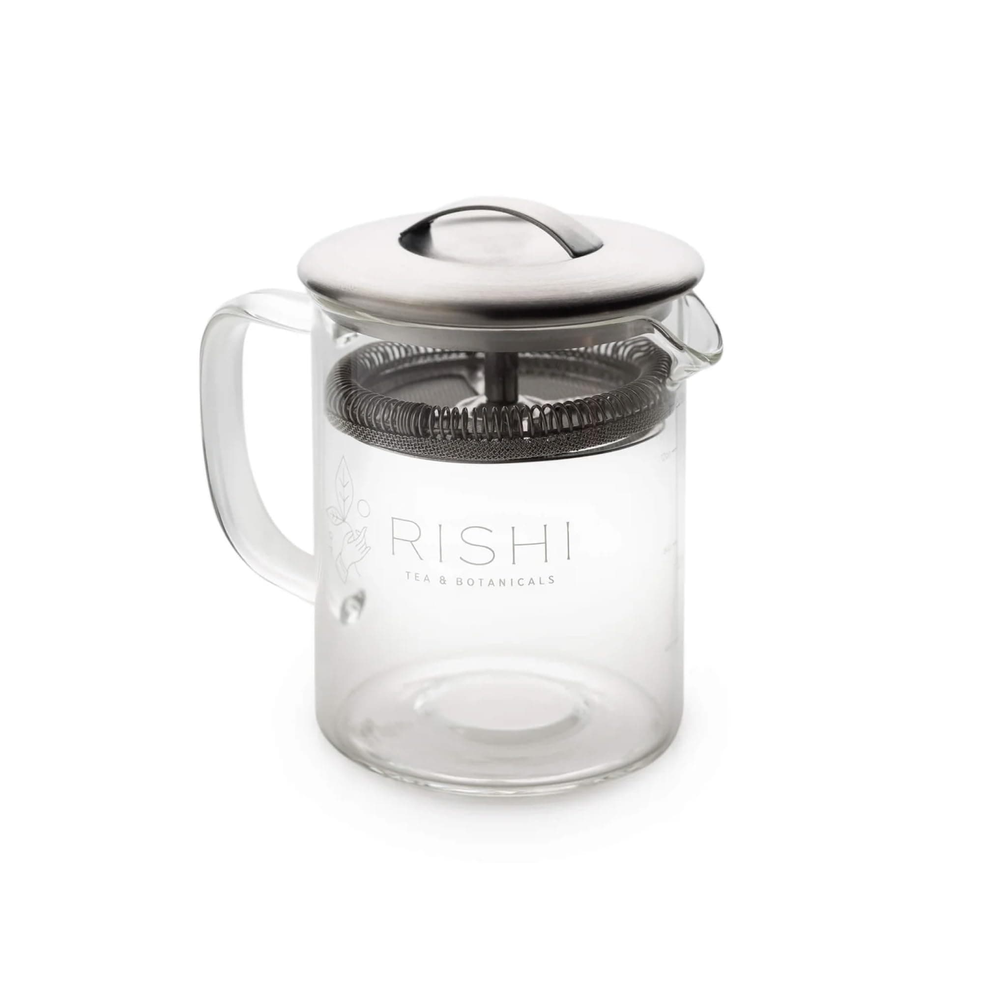 Simple Brew Teapot - For 12oz Loose Tea Preparation, Built-in Strainer, Everyday Teaware, Easy to Clean, Borosilicate Glass, Enjoy Hot or Iced Tea - 400ml