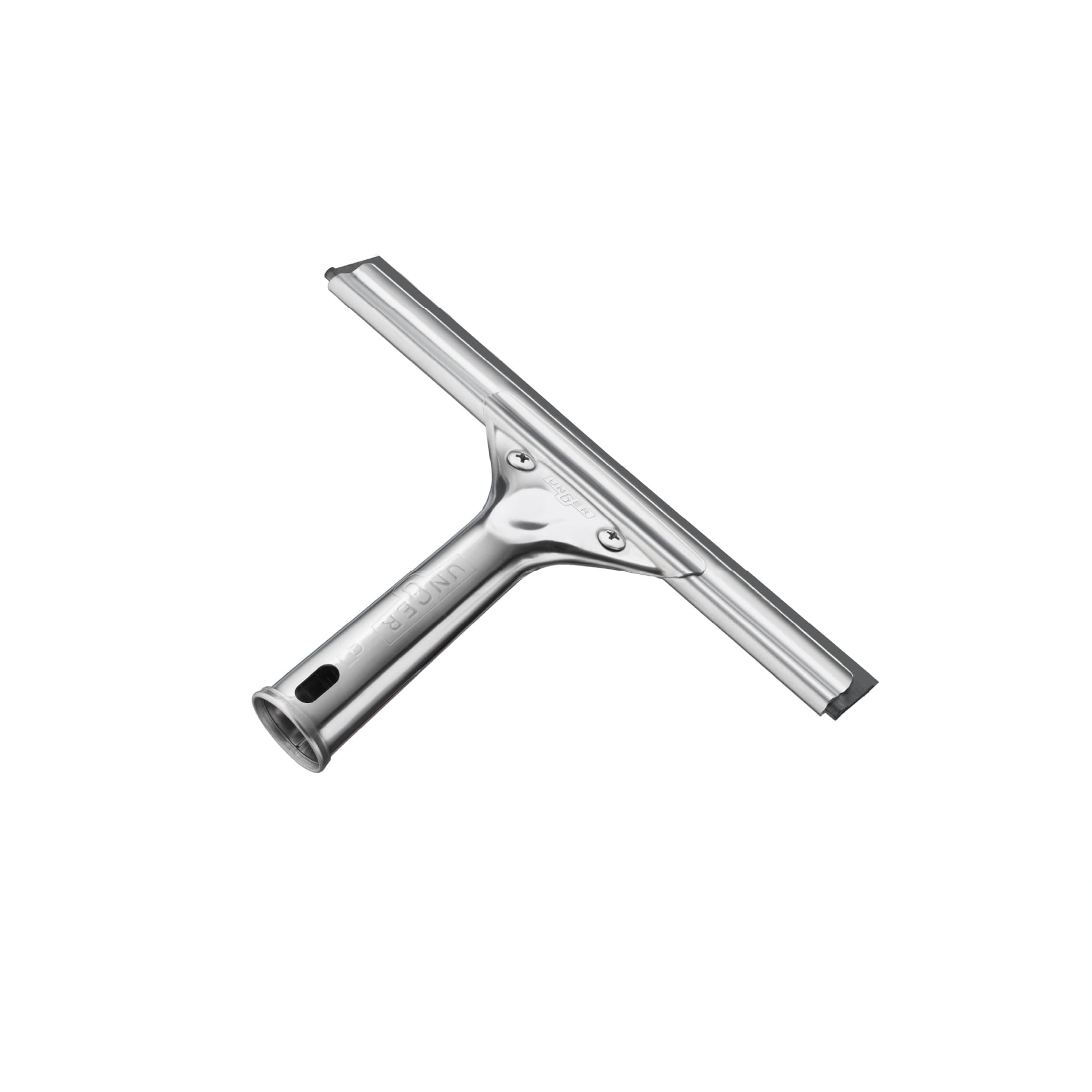 Unger Professional Stainless Steel Heavy-Duty Squeegee, 8"