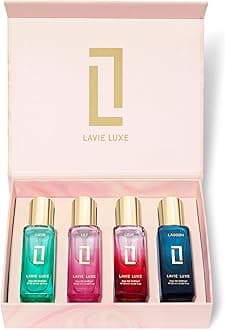 Lavie Luxe Luxury Woman Eau De Parfum Portable Gift Set 80 ml | Perfume for Women with scents Lily, Sweet, Mandarin Orange & Bergamot Top notes