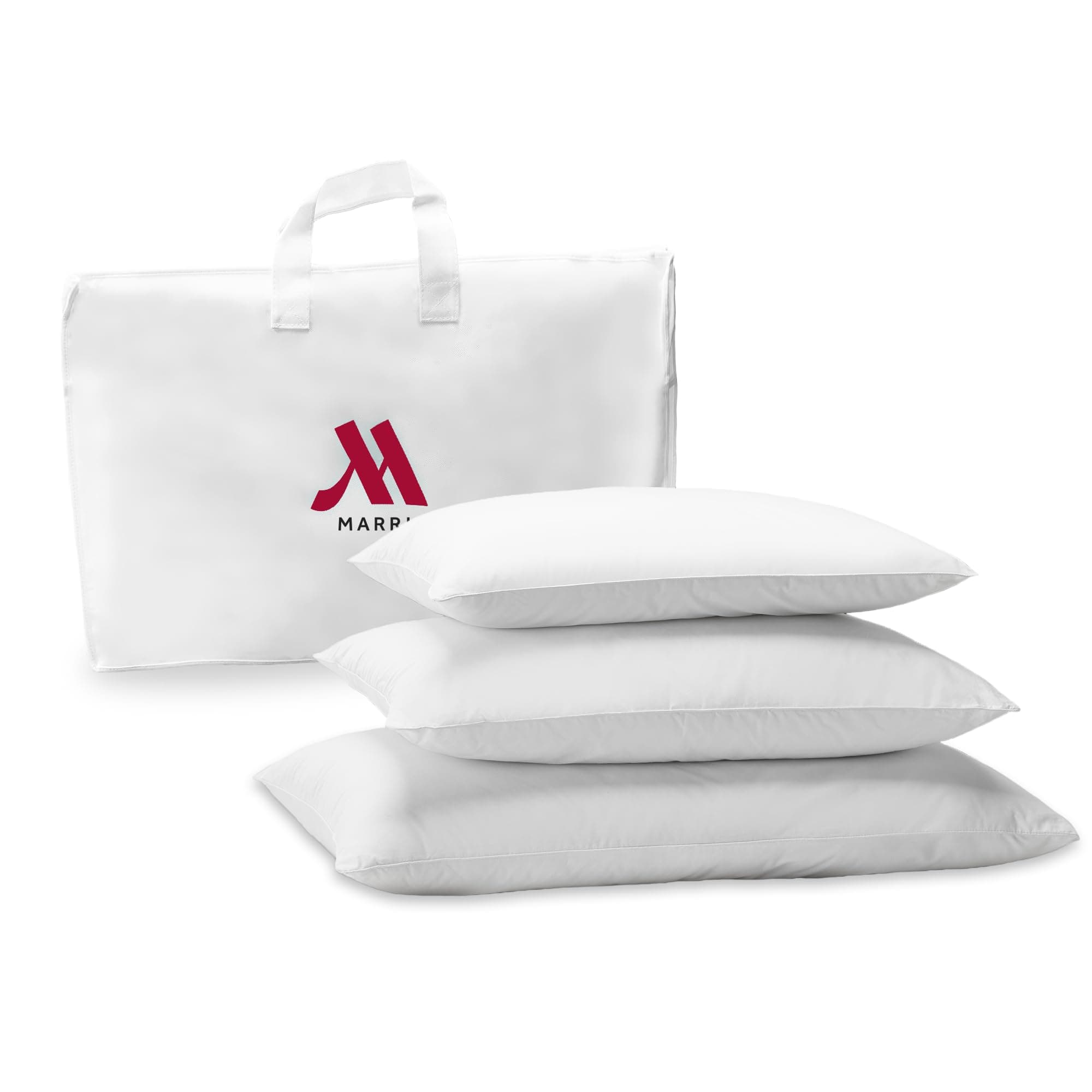 Hotel Down Alternative Eco Pillow - Luxury Hotel Pillows with 100% Recycled Fill - Down Alternative Pillow for Sleeping - Original Hotels Bedding - Set of 2 - King