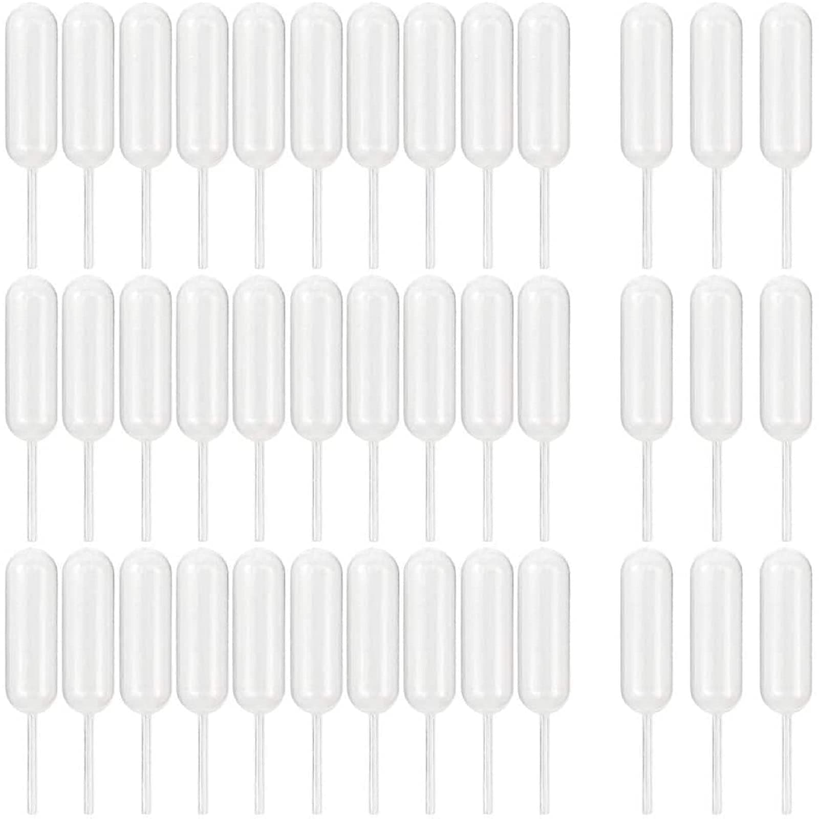 TOMNK 350pcs 4ml Plastic Pipettes Squeeze Transfer Pipettes Suitable for Chocolate, Cupcakes, Strawberries