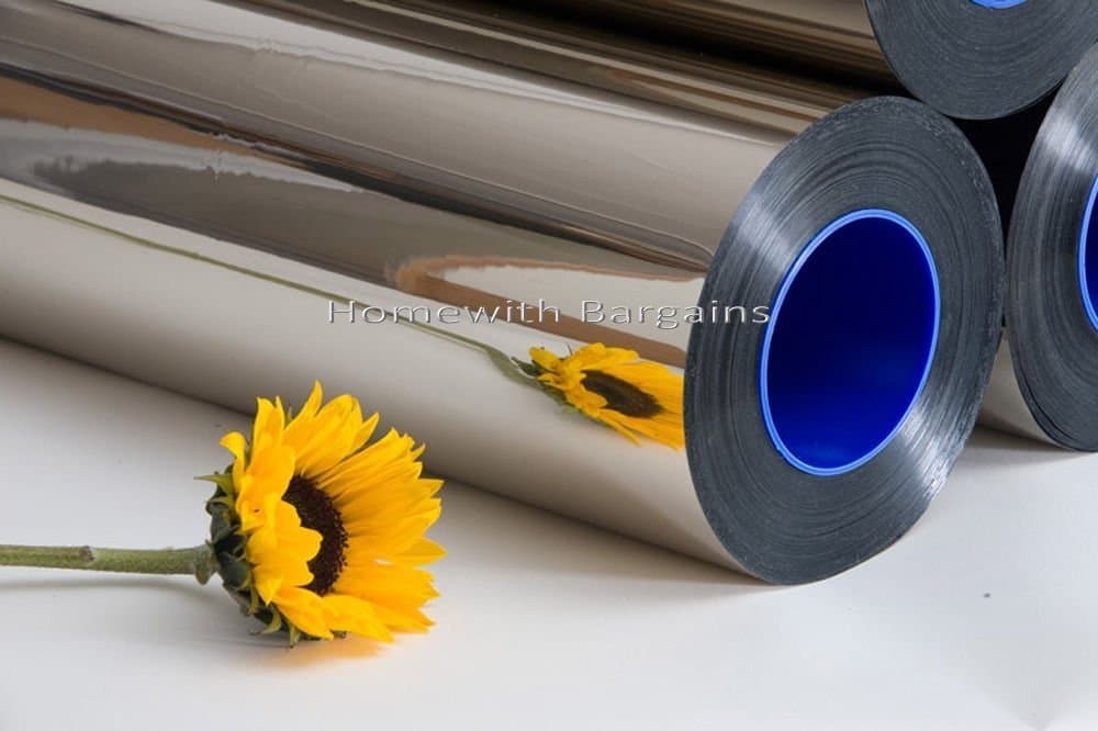 100m Roll Silver White Lightite Mylar 125mu Heavy Duty Reflective Foil Sheeting TearProof