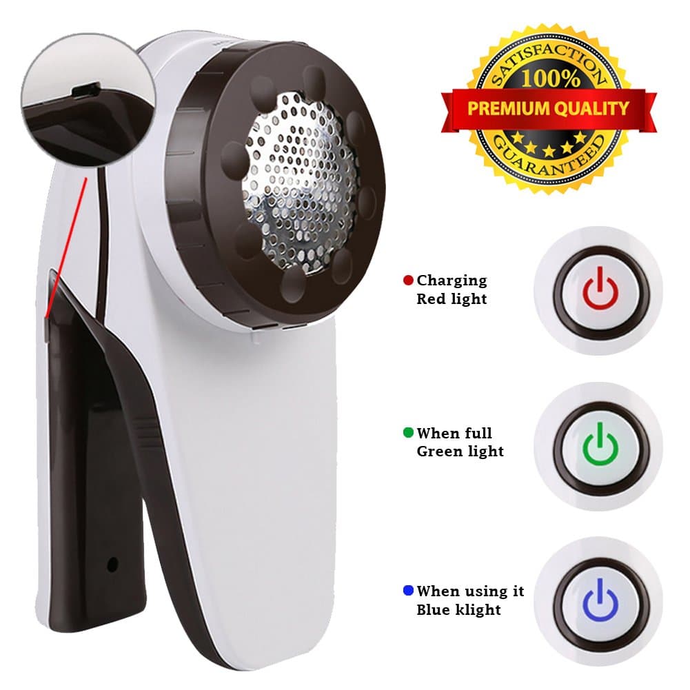 Gissy Studio Fabric Shaver USB,Lint Pill Sweater Shaver Fabric Fuzz Remover Electric