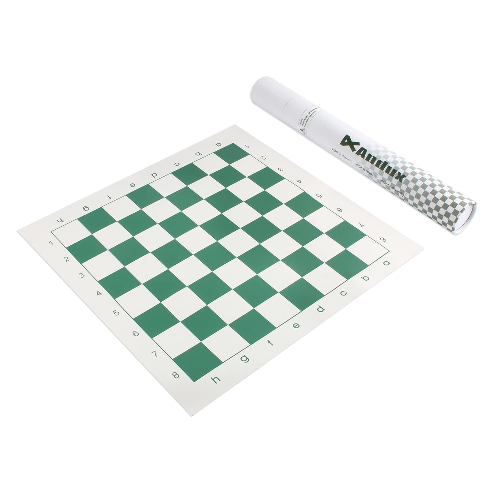 Chess Game Rollable Chessboard XQQP-01 (Green,33x33cm)