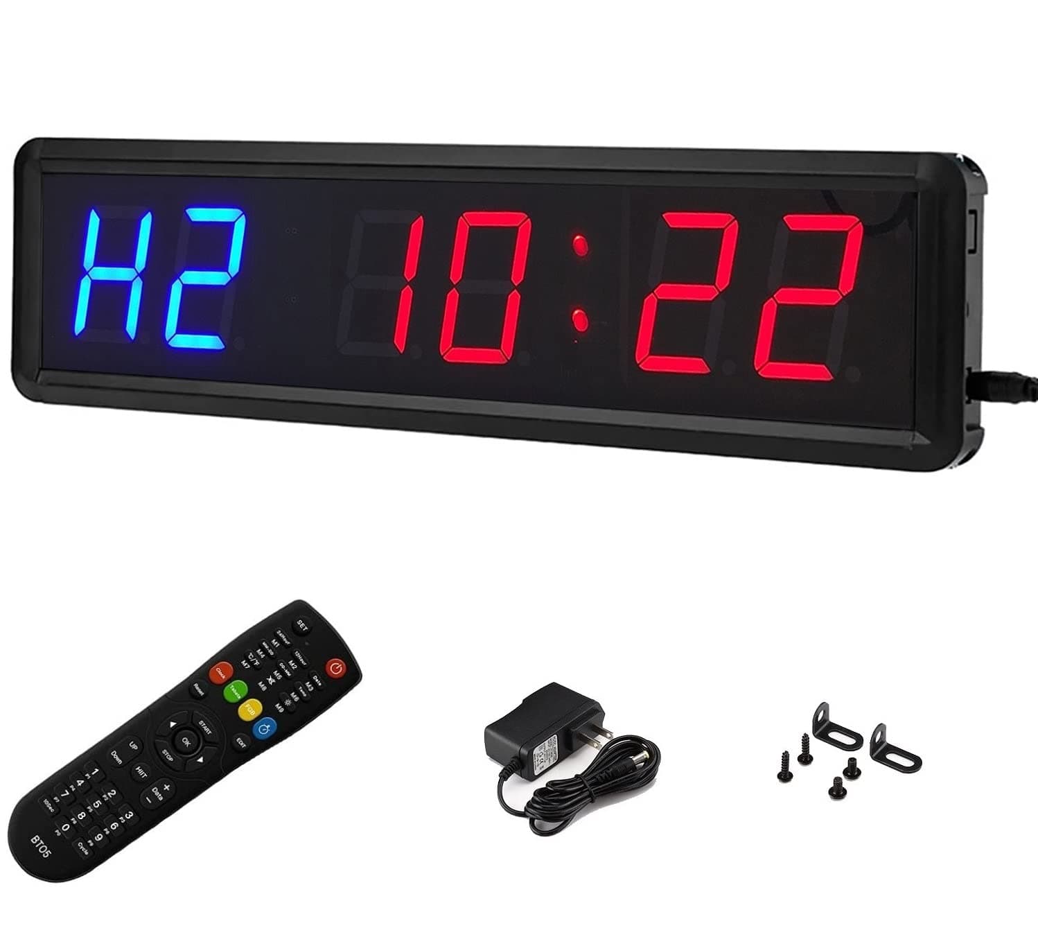 1.8'' LED Interval Workout Timer Countdown Stopwatch