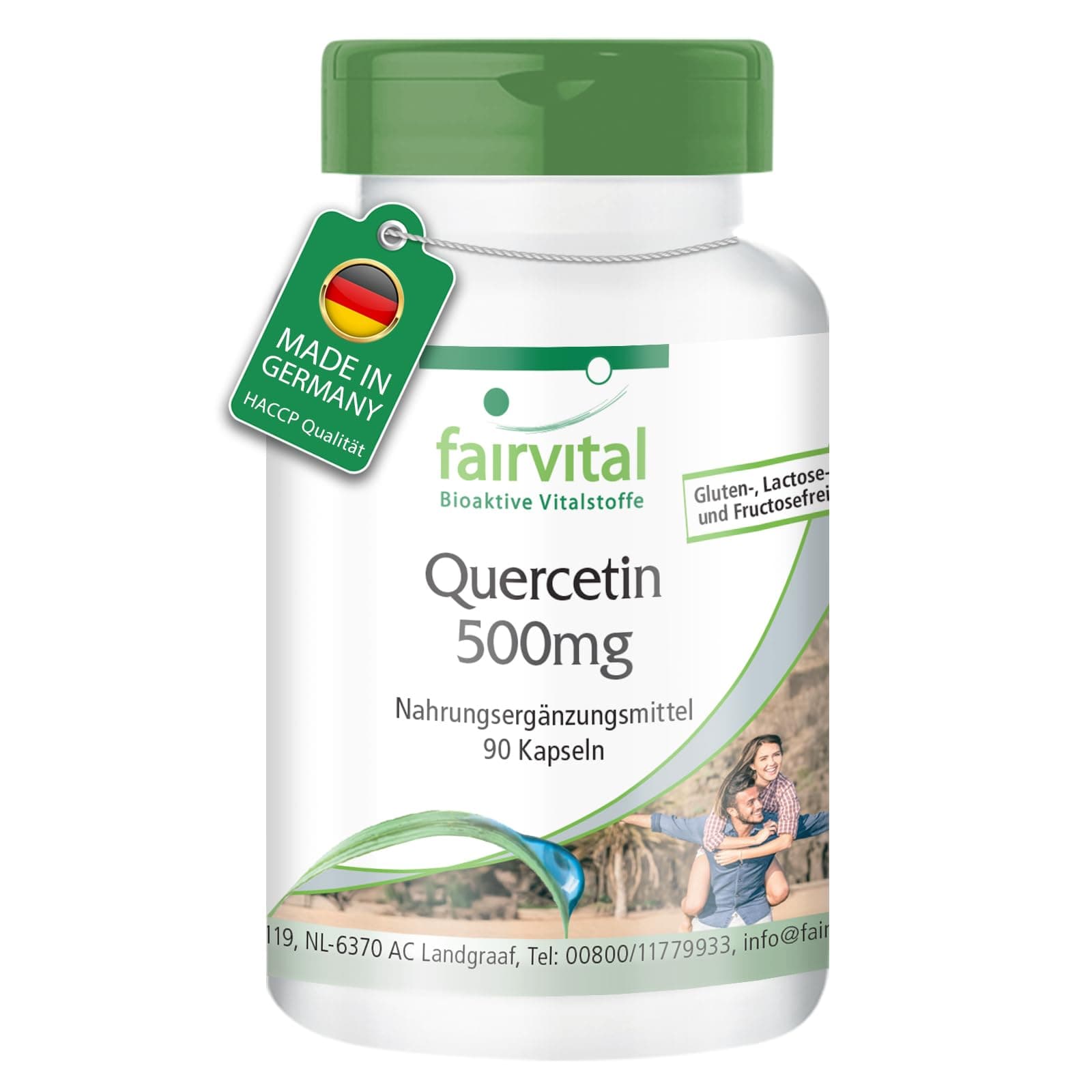 Quercetin 500mg - Bulk Pack for 3 Months - Vegan - HIGH Dosage - 90 Capsules - antioxidant