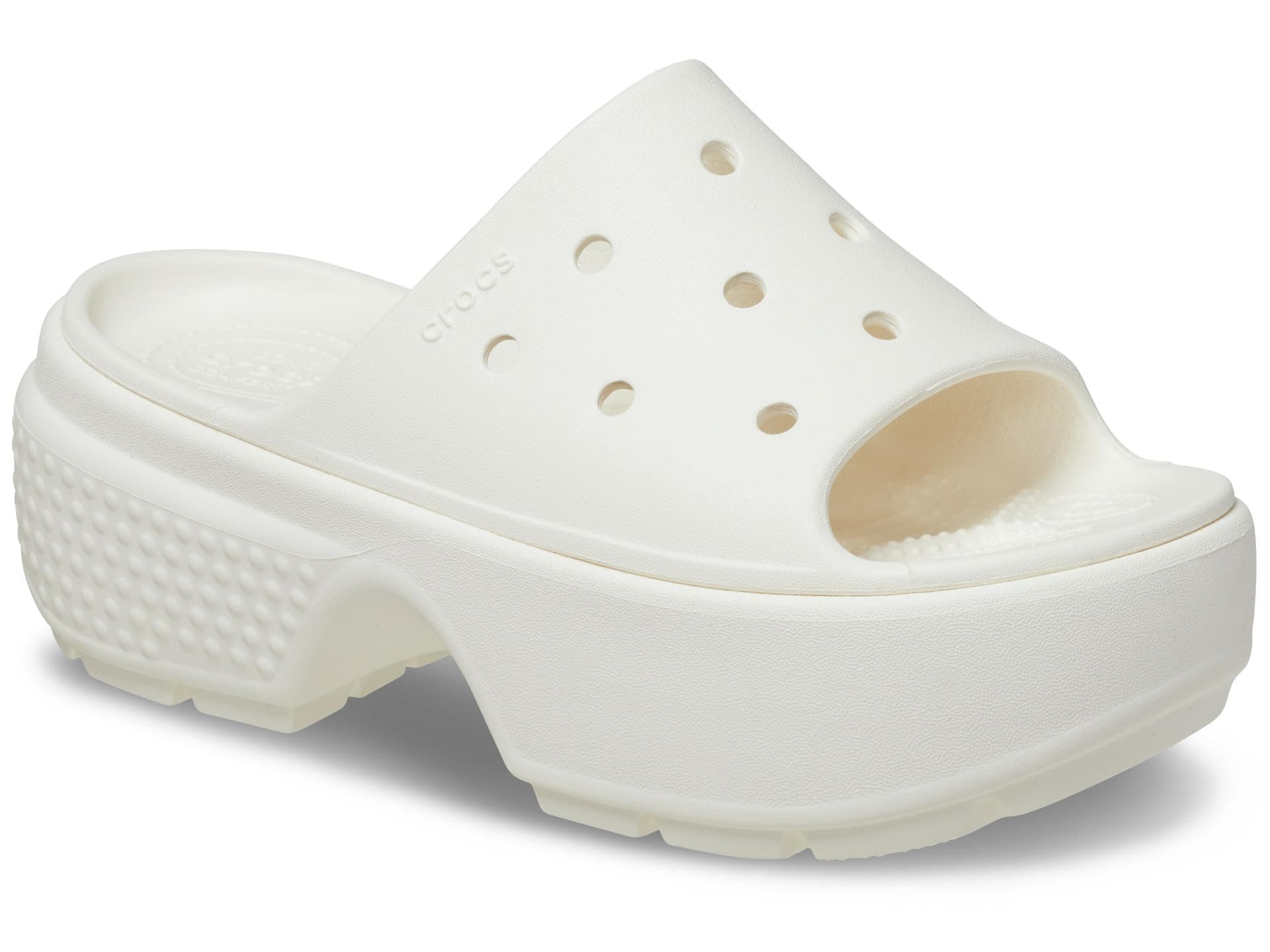 Crocs™ Stomp Wedge Slide for Men and Women - Thermoplastic Lining, Upper, Footbed - Round Toe Design