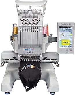 JUKI Tajima SAI 8 Needle Embroidery Machine with Hat Hoop and Software