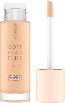 Soft Glam Filter Fluid | Luminous Make Up Base & Highlighter for Radiant Complexion | With Vitamin E & Squalene | Vegan & Cruelty Free (15 | Light)