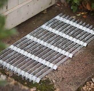 CKB Ltd® Metal Grill Galvanised Steel Doormat Outdoor Garden Entrance Front Door Heavy Duty Boot Scraper Mats - Large