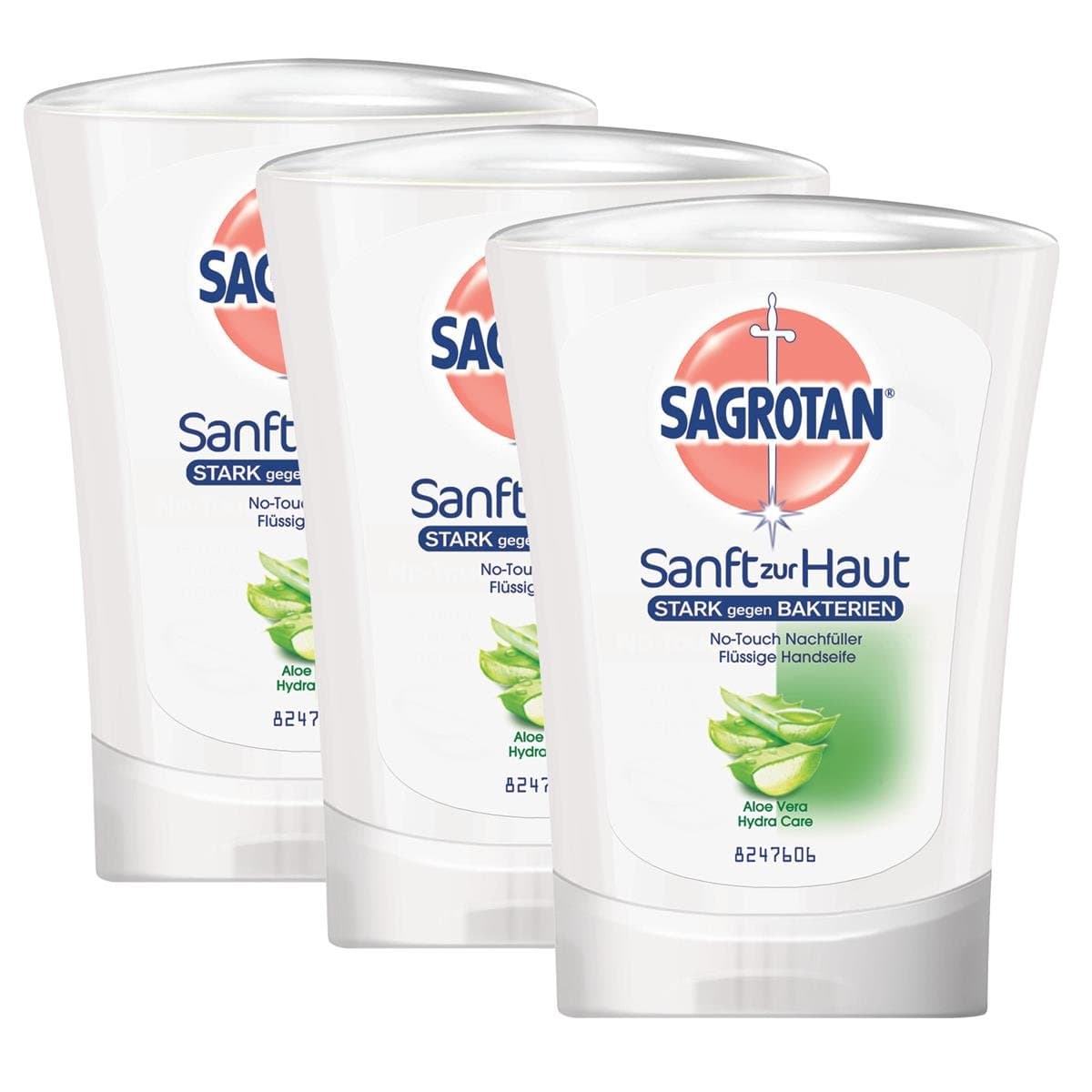 Sagrotan no touch refill aloe vera 250 ml hand soap (3 pieces in pack)