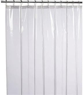 Yellow Weaves 0.30mm PVC AC Curtains, Transparent, (Size - 4.5 X 9 Ft), Pack of 5