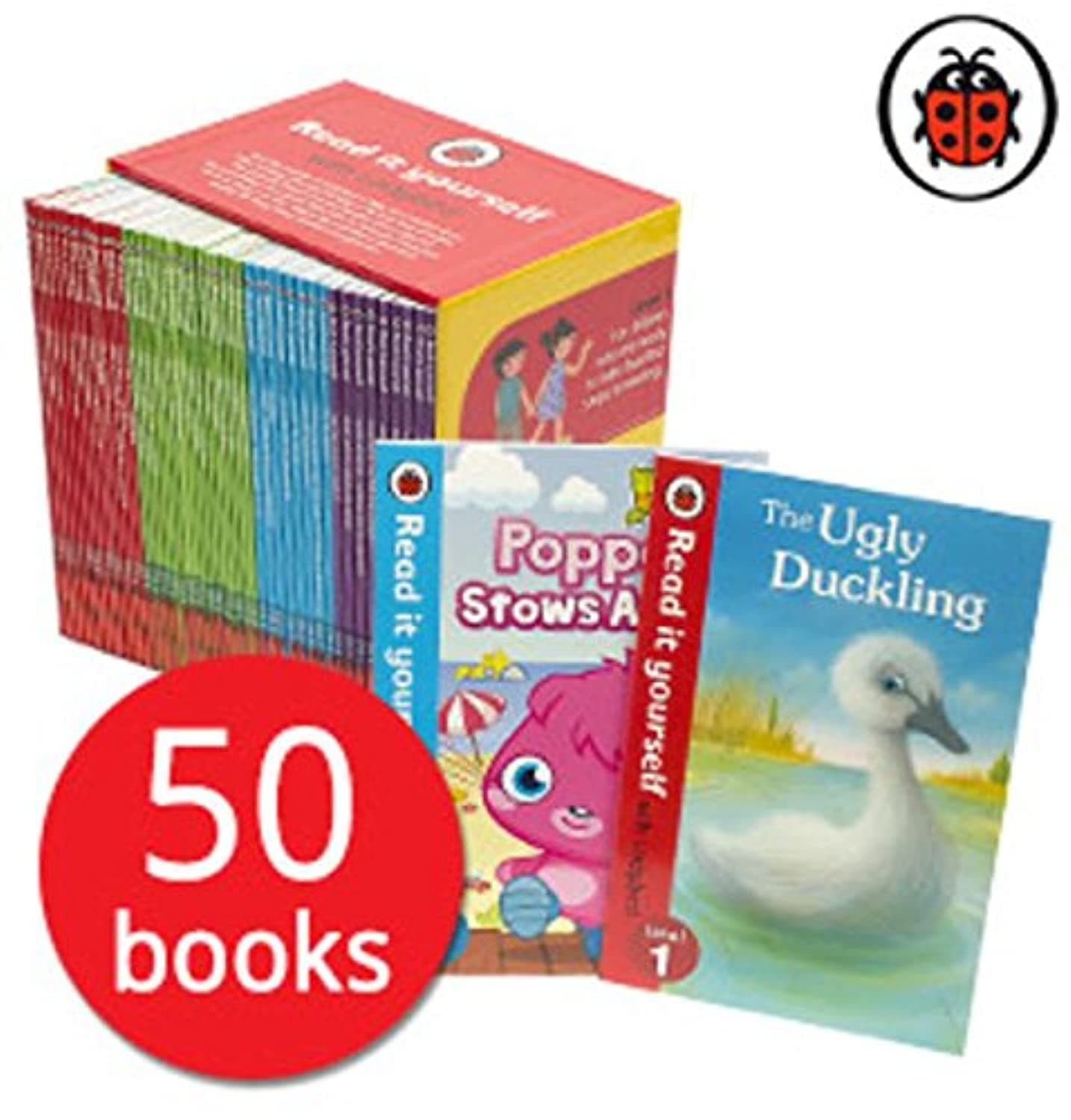 Read it Yourself with Ladybird Collection 50 Books Box Set Pack (Level 1, 2, 3, 4)