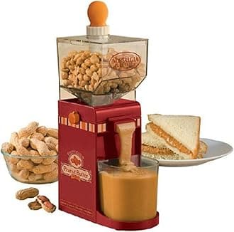 Nut Grinder,Magical Nut Butter Machine,Peanut Butter Maker Machine with 500ml Volume,110V Peanut Butter Grinder Machine with Non-Slip Base for Home&Kitchen