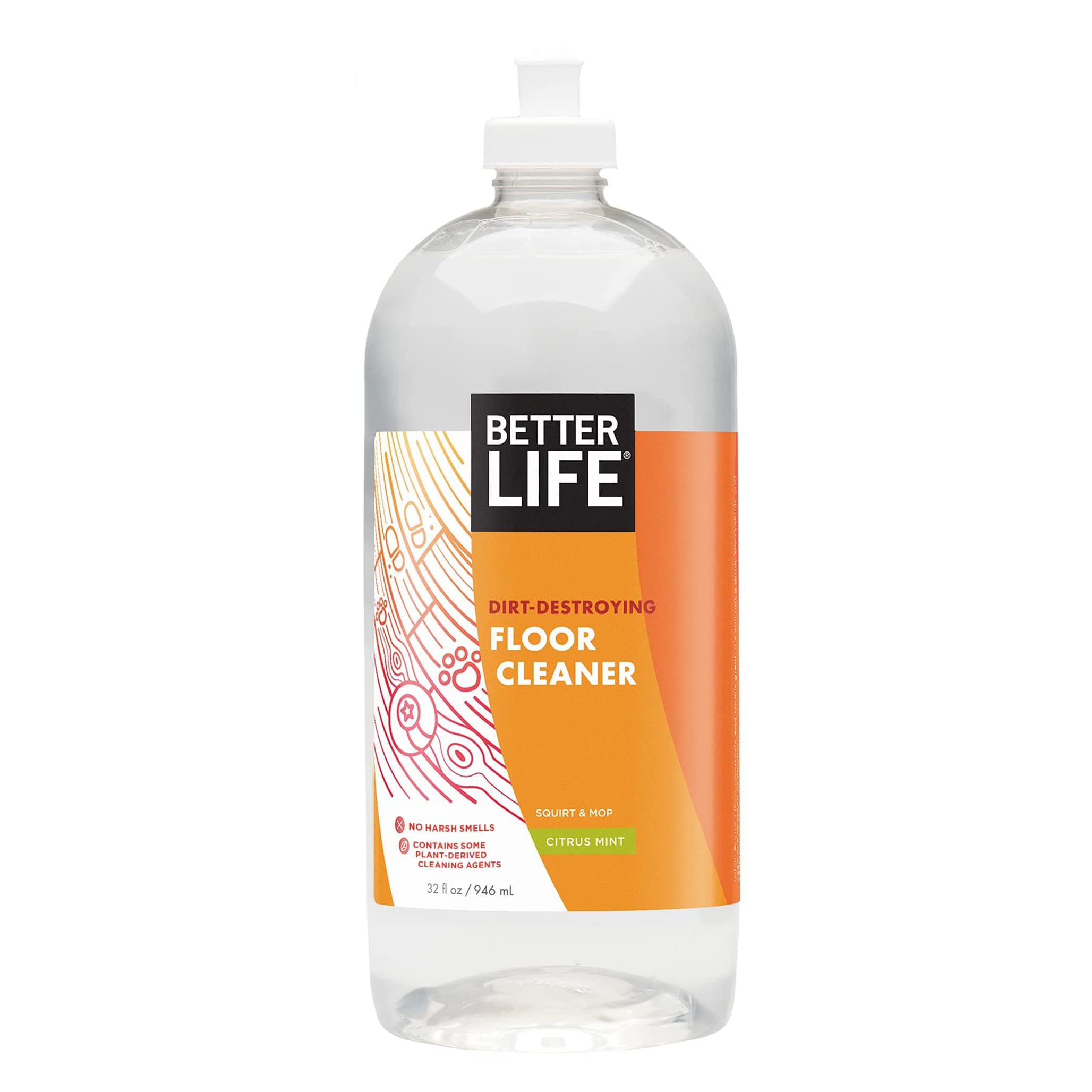 Better Life Natural Floor Cleaner, Citrus Mint, 32 oz, Package may vary