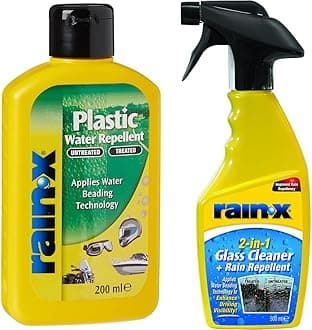 Rain-X Plastic Water Repellant - 200ml 2in1 Glass Cleaner + Rain Repellent