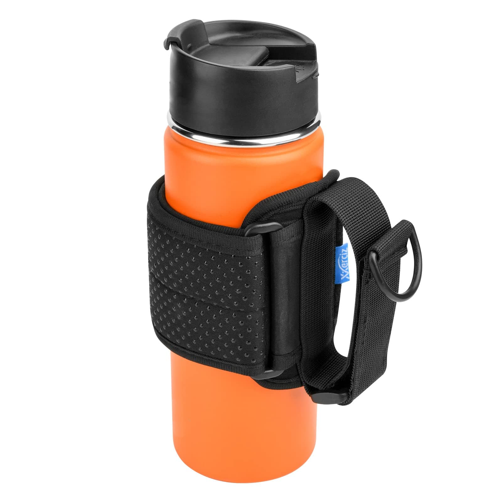 Xxerciz Water Bottle Carrier Holder with Adjustable Shoulder Strap Universal Bottle Sling for Walking Hiking Camping