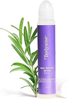 Be; Body.wise 3% Rosemary Hair Serum (Roll On) | 3% Redensyl, 2% Aminexil & 2% Anagain | Thicker & Stronger Hair | Prevents Hair Fall & Stimulates Hair Follicles | For All Hair Types | 25ml