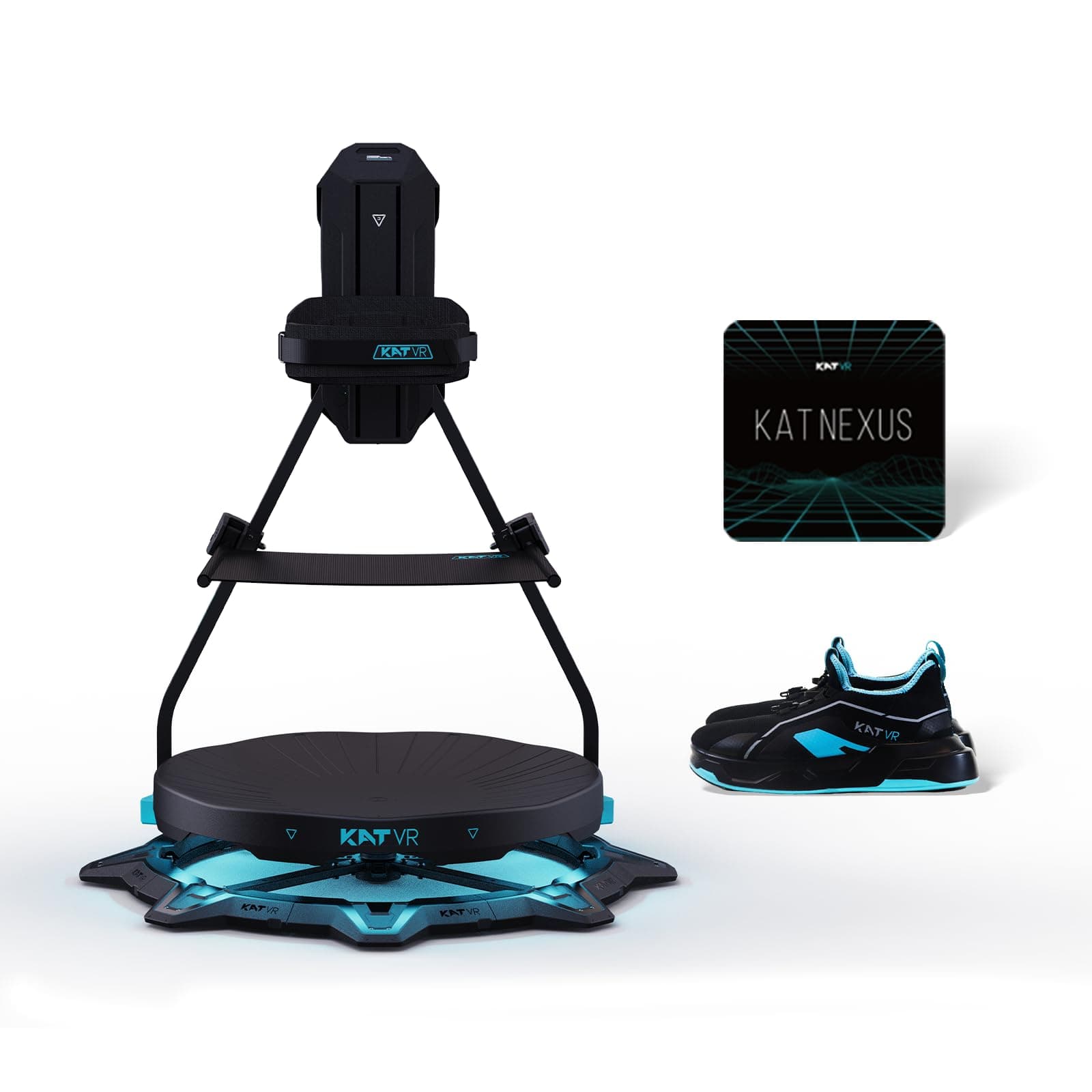 KAT Walk C2 VR Series | 360° Omnidirectional Walking Pad & Accessories for Immersive VR Gaming & Fitness | Compatible with SteamVR, Quest, Oculus | Plus E | US Size 7