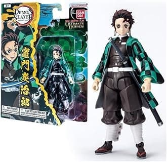 BANDAI - Ultimate Legends HD - Demon Slayer Action Figure 12 cm - Tanjiro Kamado - Official Demon Slayer Licence - Articulated Tanjiro Figure - Toy for Children from 4 Years - VE88961