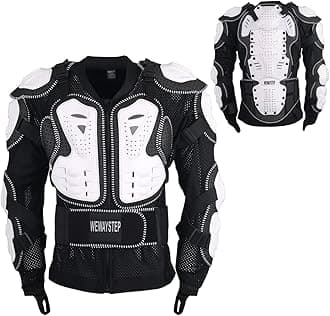 Motorcycle Protective Jacket Full Body Armor, Chest Spine Protection Dirt Bike Gear for Men Motocross MTB Racing