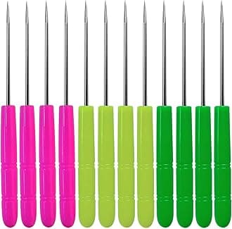 12 Pcs Sugar Stir Needle Scriber Needle Biscuit Icing Pin DIY Baking Pin Stainless Steel Pin Icing Sugarcraft Cake Decorating Needle Tool
