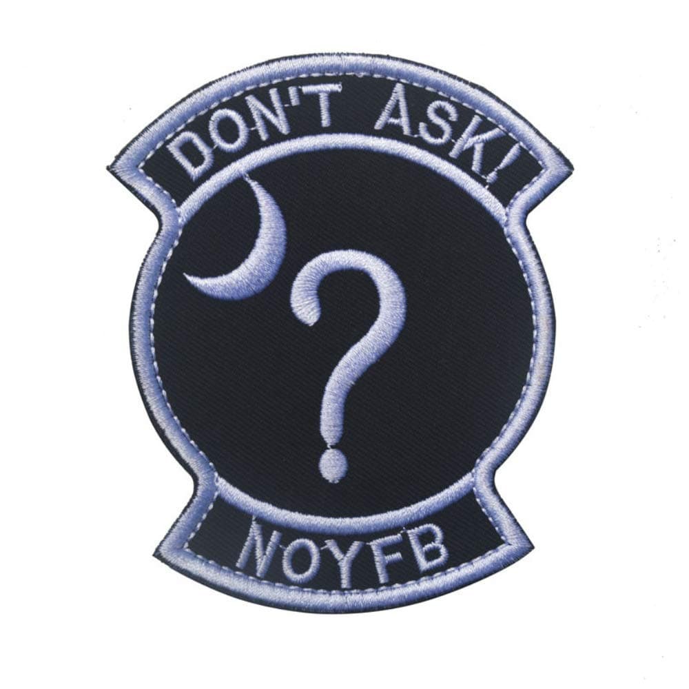OYSTERBOY USAF Air Force Don't Ask NOYFB Aviation Tactical Patch Hook & Loop