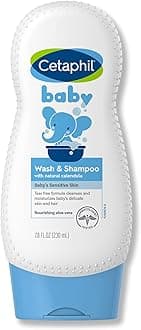 Cetaphil Baby Wash & Shampoo with Organic Calendula |Tear Free | Paraben, Colorant and Mineral Oil Free | 7.8 Fl. Oz