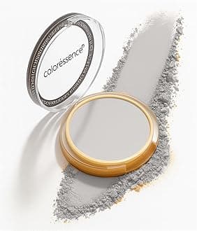 COLORESSENCE Perfect Tone Compact Powder with Free Applicator Puff | Matte Makeup Setting Powder| Oil Control Face Powder | Lightweight | Buildable | Suitable for all skin types | Snow White