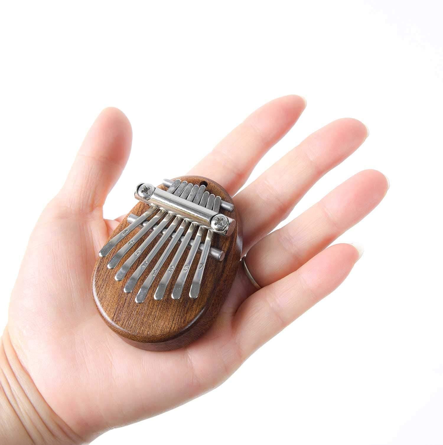 BSWAN 8 Key Mini Kalimba exquisite Finger Thumb Piano Marimba Musical good accessory Pendant Gift