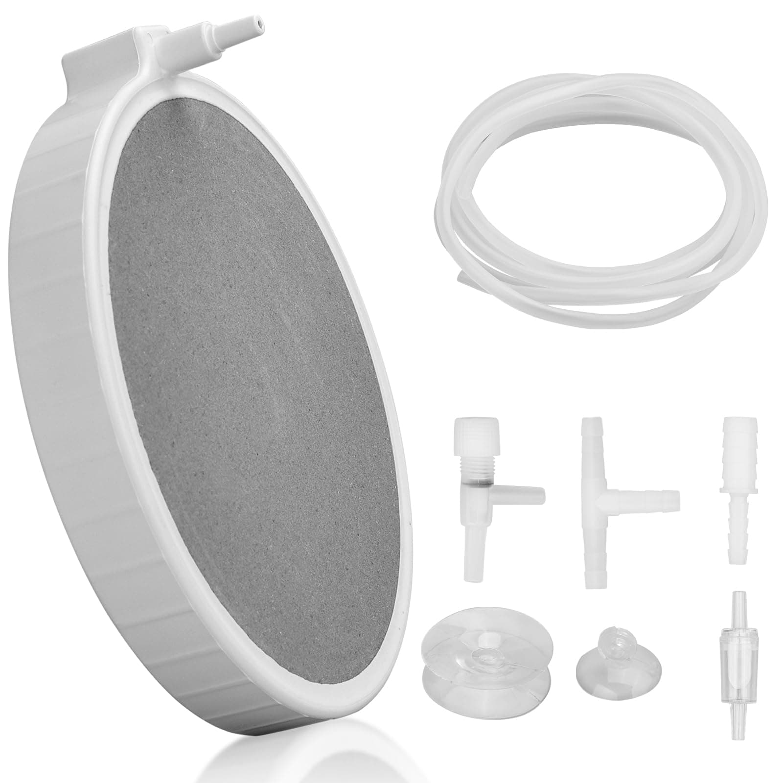 6 Inch Silent Air Bubble Stone for Fish Tanks High Dissolved Oxygen Bubble Stones for Aquariums and Hydroponics Systems Ideal for 100-160 Gallon Tanks