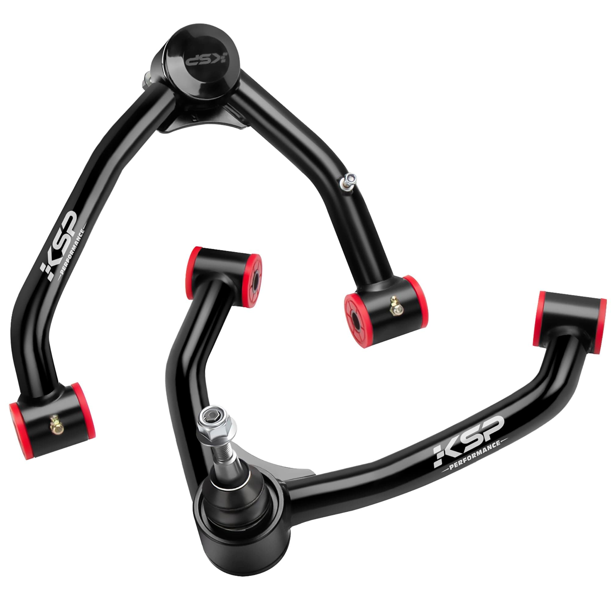 KSP 0-2" Upper Control Arm for 07-18 Silverado Sierra, OE Upgrade Control Arms for 07-18 Tahoe Suburban Avalanche Yukon Escalade, Replacement Factory/Stock Suspension Arms Forged Tubular Black A-arm