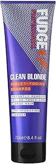 HATOLDLIY Fudge Clean Blonde Violet-Toning Shampoo 8.4 oz, Black, (100104033)
