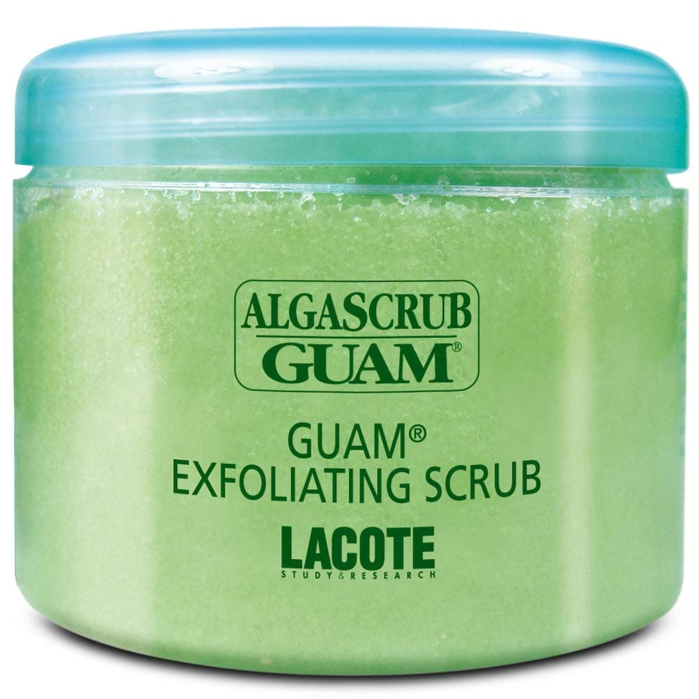 ALGASCRUB, Anti Cellulite Scrub, Exfoliating Body Scrub for Cellulite with Essential Oils, Sea Salt and Seaweed, LARGE SIZE 1.5LB | By Guam Beauty