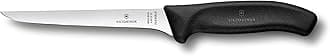 Swiss Classic, Boning Knife, Extra Sharp Blade, Straight Edge, 15 cm, Plastic Handle, Stainless Steel, Black