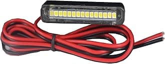 Kingshowstar 1x Motorcycle Waterproof led light with 15 pc white led for License Plate Light,Backup Light ,taillight or Brake Light