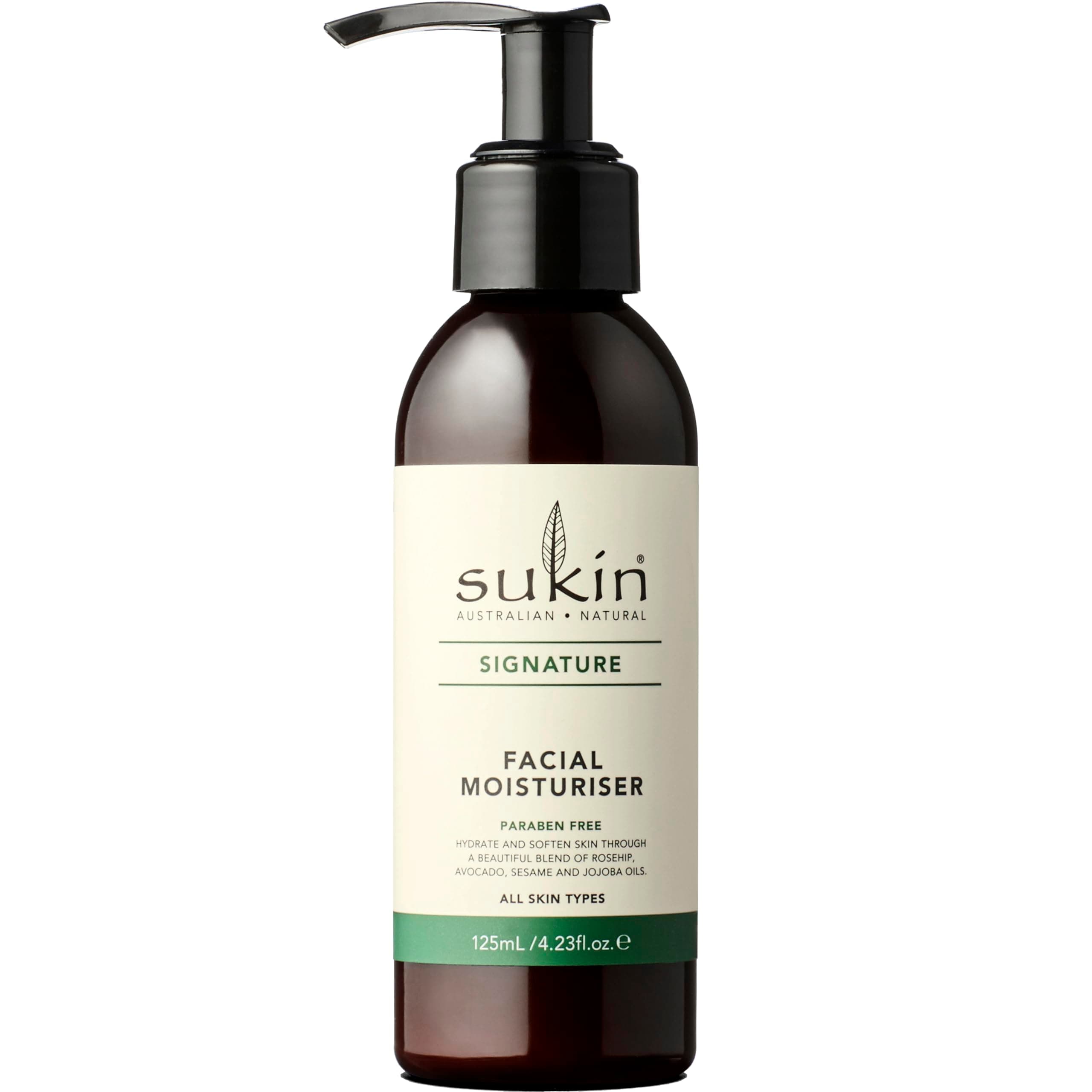 Sukin Facial Moisturizer, 4.2 fl oz (125 ml)
